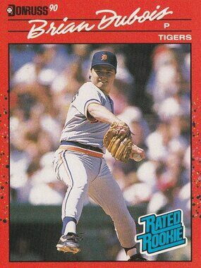 Brian Dubois - Donruss 90 Rated Rookie Baseball Card